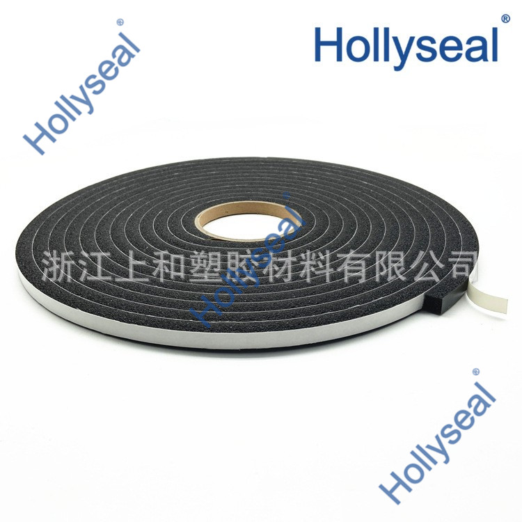 Hollyseal?9.5mm極低密度超軟防風雨P(guān)VC泡棉膠帶