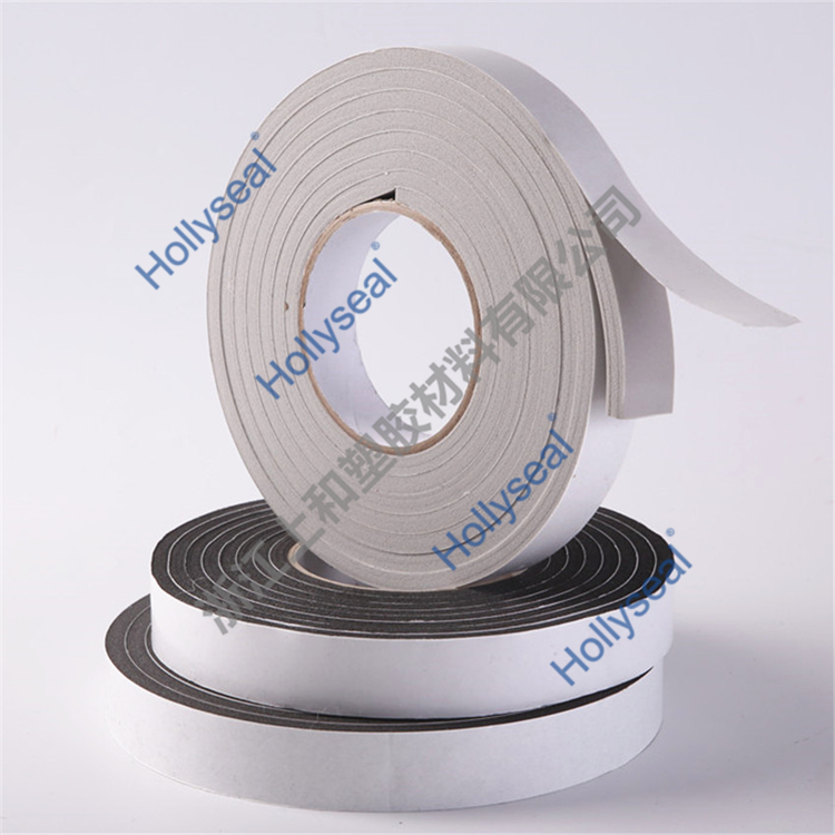 Hollyseal?閉孔pvc隔熱泡棉膠帶 厚度1mm~25mm，密度110kg/m3~500kg/ m3