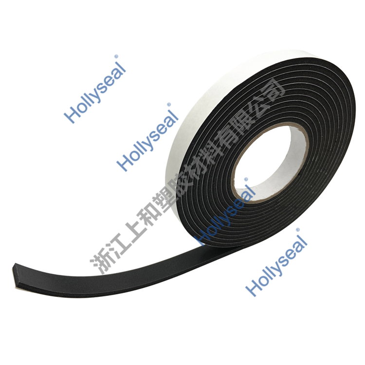 Hollyseal?PVC單面自粘泡棉膠帶 厚度1mm~25mm，密度110kg/m3~500kg/ m3