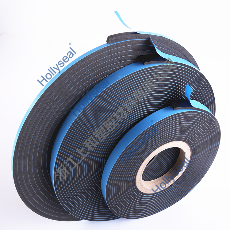 Hollyseal?中密度雙面微孔PVC泡棉膠帶 厚度1mm~25mm，密度110kg/m3~500kg/ m3